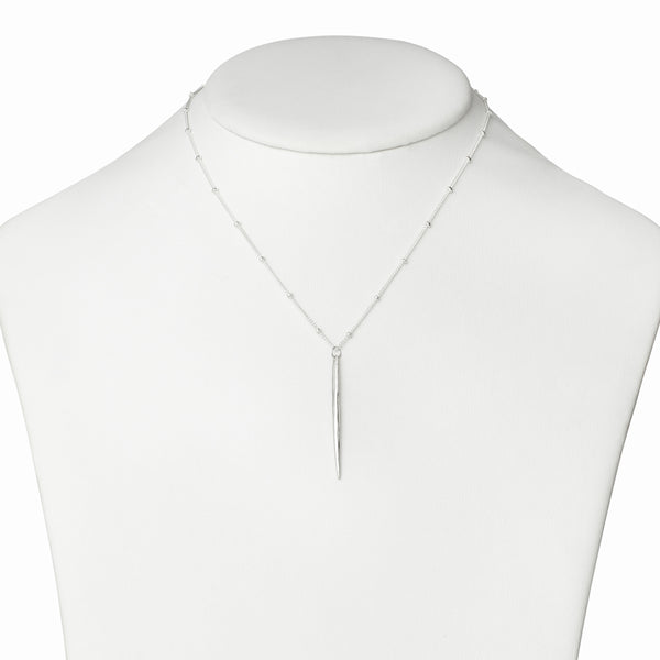 Medium Sterling Silver Icicle Necklace by Elke Van Dyke. Available in various chain lengths.