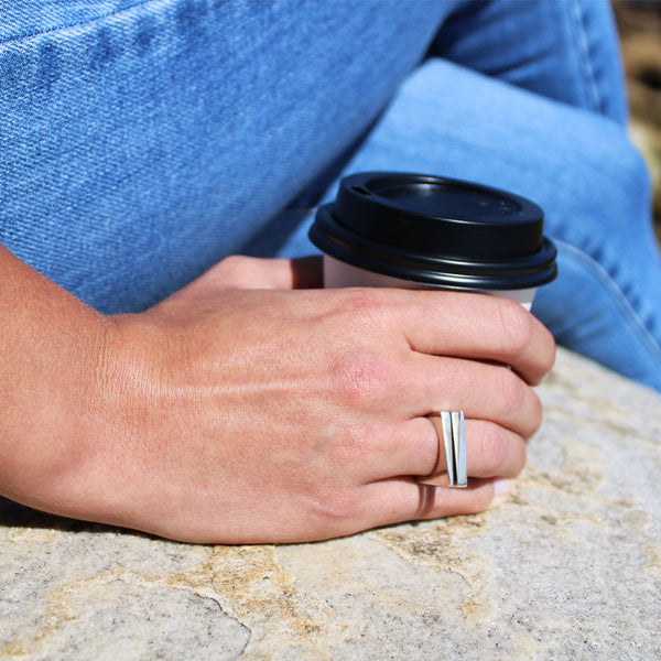 Elke Van Dyke Design Short Ice Shard Ring