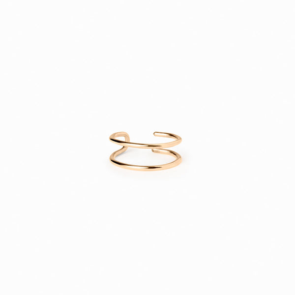 Elke Van Dyke Design 14K Gold Minimal Ear Cuff