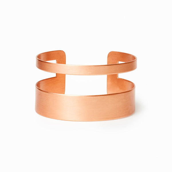 Elke Van Dyke Design Core Copper Cuff Bracelet front view