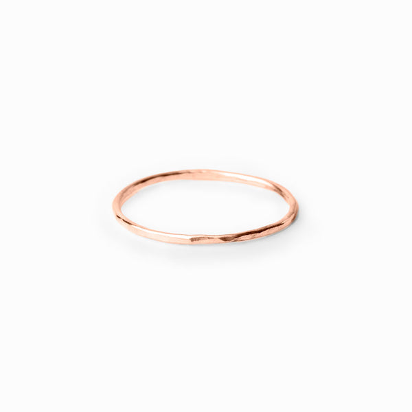  JULJEWELRY Chain Ring 14k Gold filled Silver or Rose Dainty  Simple Thin Stack Ring, Chain Link Bands for Women Stackable Rings Size  4-12 : Handmade Products