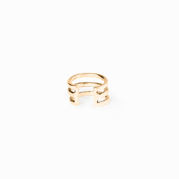Elke Van Dyke Design Gold Triple Ear Cuff