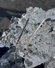 Video of large Oxidized and Silver Icicle Necklaces, handcrafted by Elke Van Dyke in solid sterling silver. 