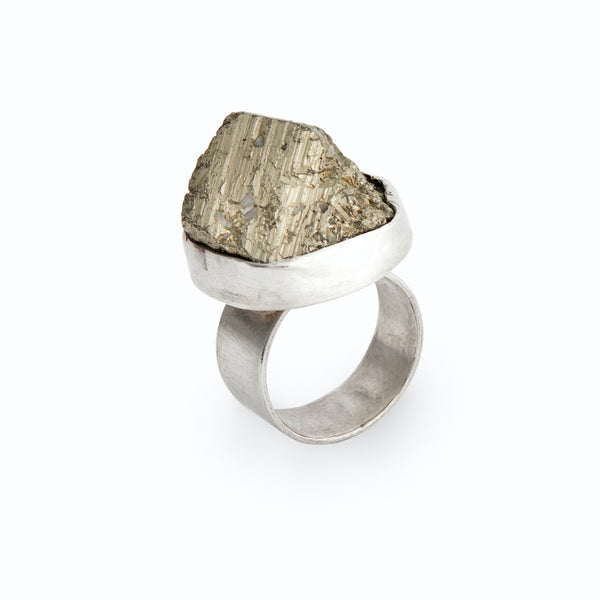 Elke Van Dyke Design Pyrite Ring