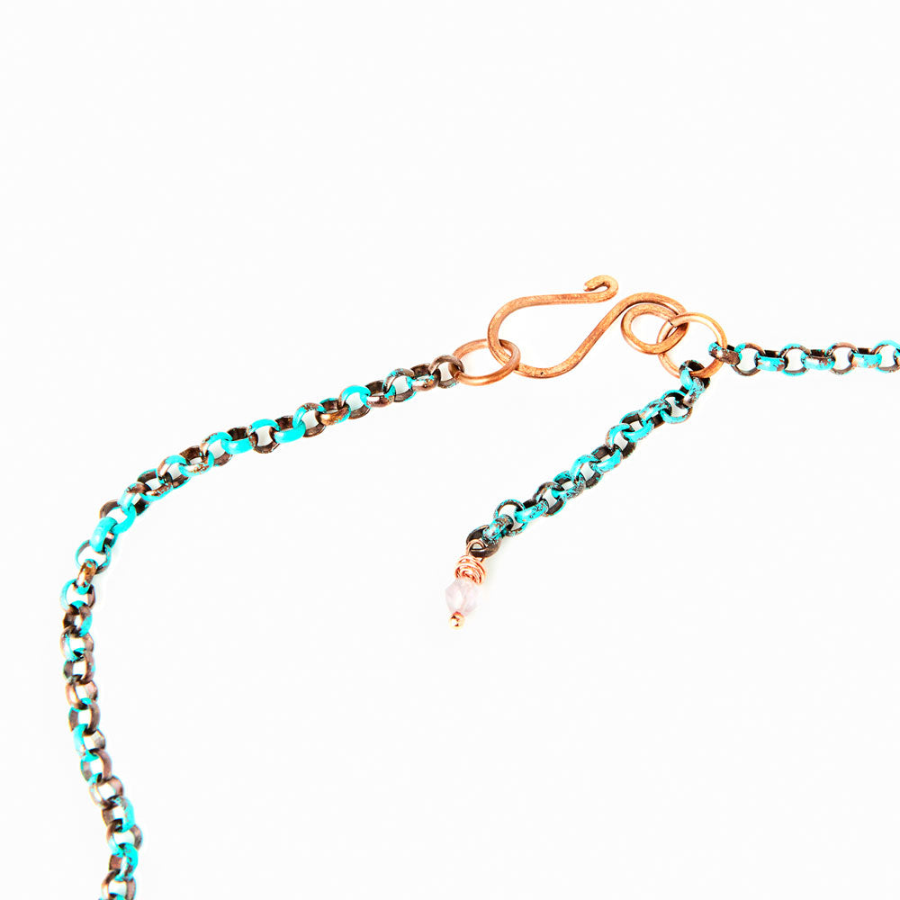 Elke Van Dyke Design Amethyst Riviera Necklace image of the clasp