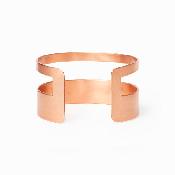 Elke Van Dyke Design Core Copper Cuff Bracelet front view