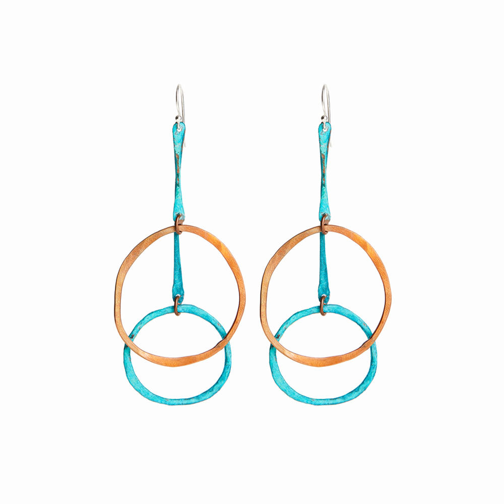 Copper Sea Cirque Earrings