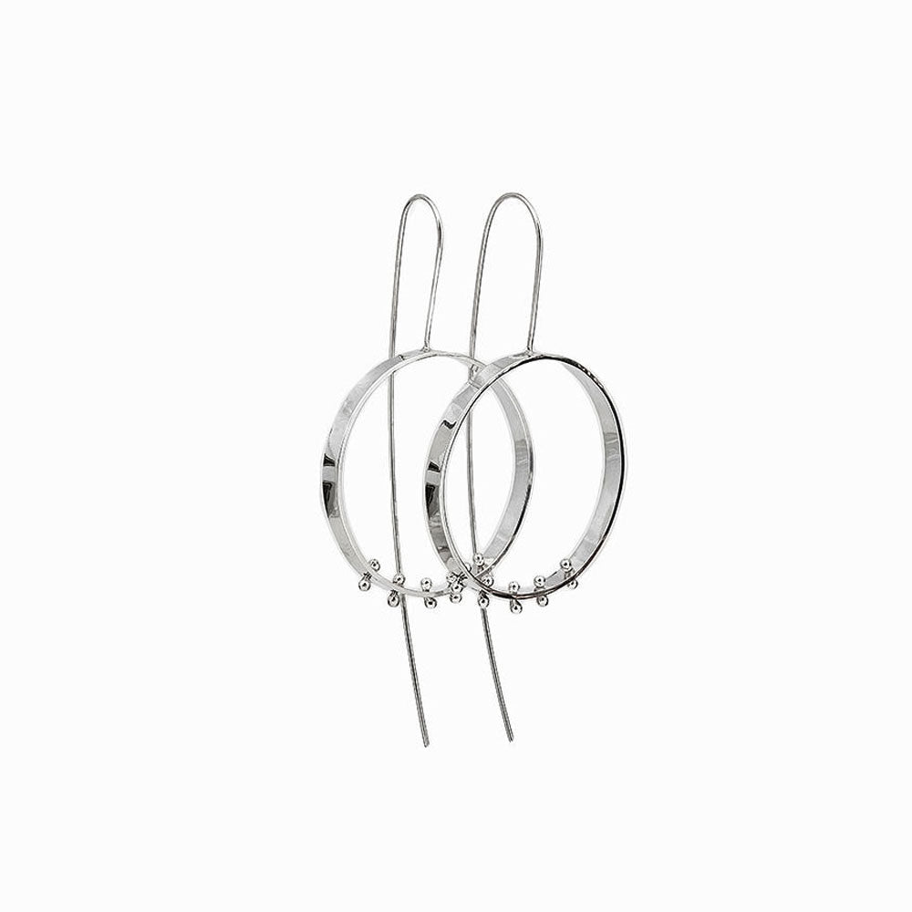 Elke Van Dyke Design Large Full Moon Earrings