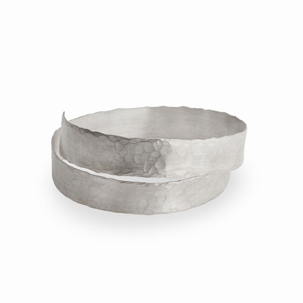 Landscape Silver Wrap Bracelet