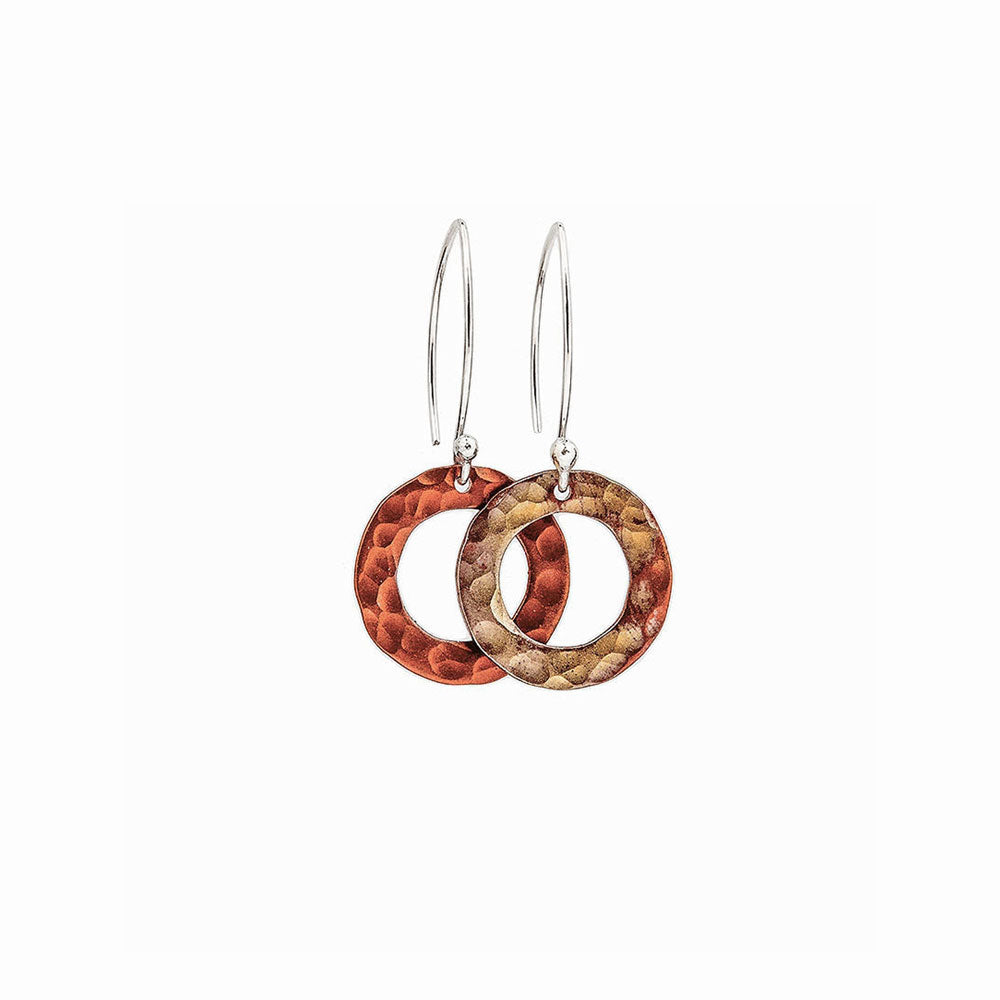 Elke Van Dyke Design Small Copper Hoop Earrings