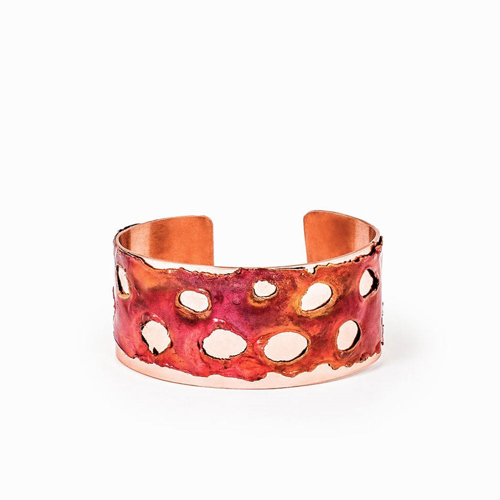 Elke Van Dyke Design Small Blaze Cuff Bracelet front view