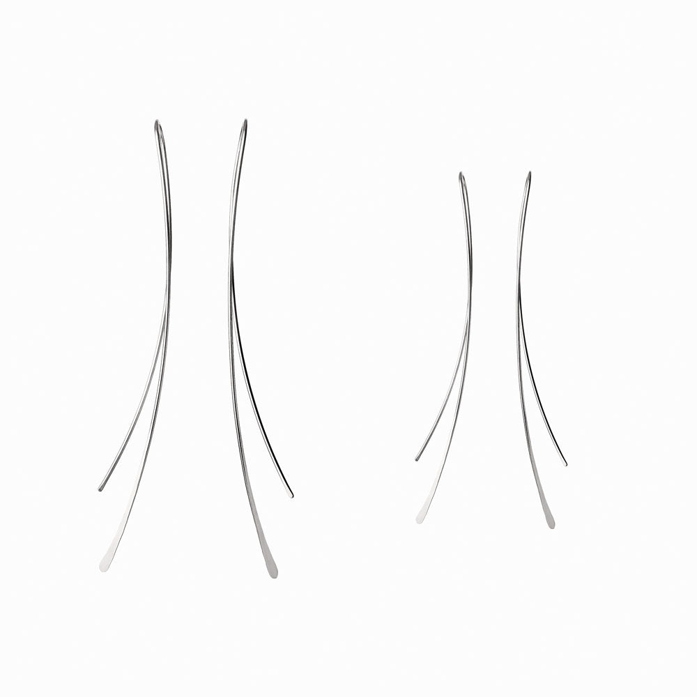 Sterling Silver Wisp Threader Earrings
