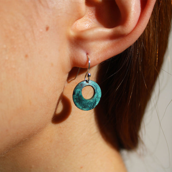 Elke Van Dyke Design Turquoise Dome Earrings
