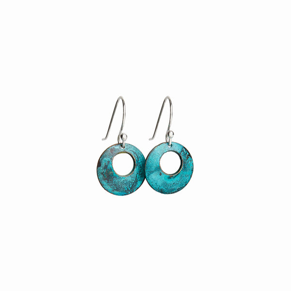 Small Turquoise Dome Earrings