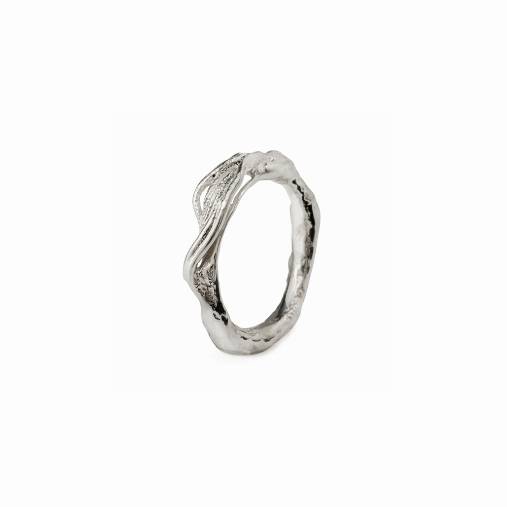 Elke Van Dyke Design Vine Ring single ring on its side